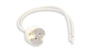 LED line® Ceramic GU5,3 lamp holder with 16cm wire