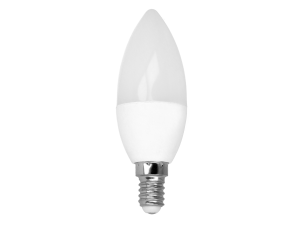 LED bulb E14 3000K 6W 522lm 230V 180° C37 PC LITE