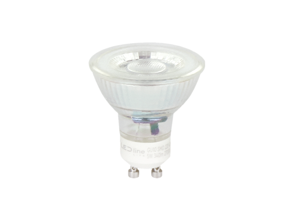 LED bulb GU10 2700K 5W 410lm 230V 50° Glass LITE