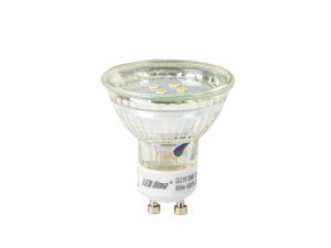 LED bulb GU10 4000K 1W 80lm 230V 120° Glass LITE