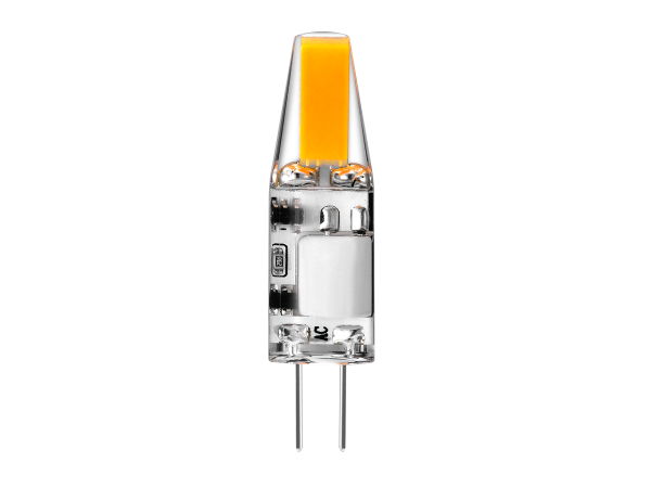 LED bulb G4 COB 2700K 1,5W 120lm 10-18V AC/DC 360° Silicone LITE