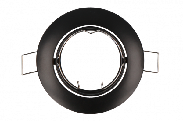 LED line downlight round adjustable die cast aluminium black