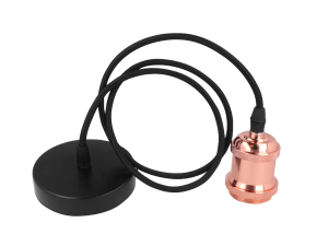 LED line® Suspended luminaire 1xE27 aluminum rose gold