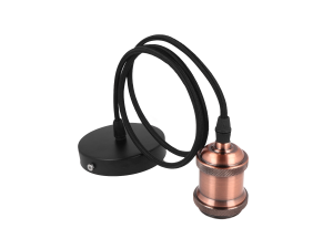 LED line® Suspended luminaire 1xE27 aluminum, antique copper