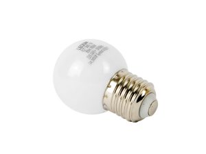 LED bulb E27 3000K 1W 80lm 230V 270° G45 PC LITE