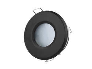 LED line downlight waterproof round die cast aluminium black