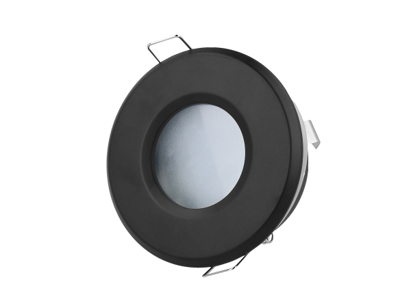 LED line downlight waterproof round die cast aluminium black