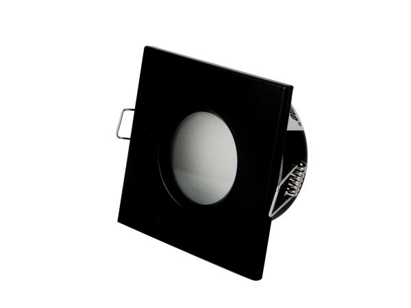LED line downlight waterproof square die cast aluminium black