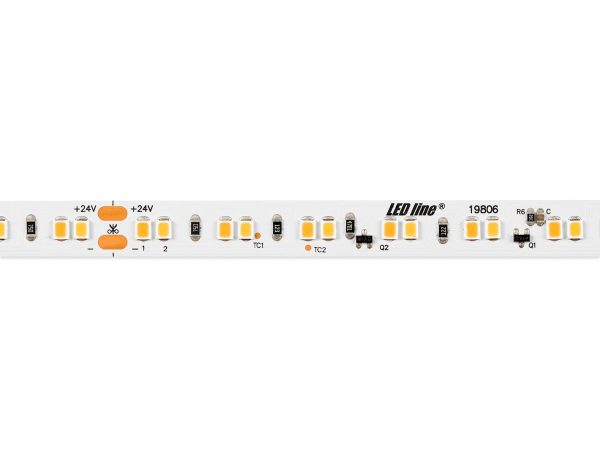 LED strip 350/5m SMD 24V 2200-3000K 12W IP20 DIM 10mm 5m 1140lm/m PRIME