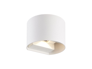 LED line LITE Outdoor wall mounted luminaire LED 2x3W 4000K IP54 white CILINDER