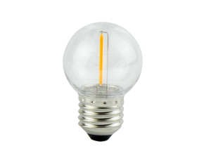 LED bulb E27 2700K 1W 50lm 230V 270° FILAMENT G45 Glass LITE