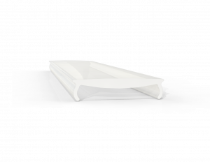Opal cover for LED line® surface / corner / recessed aluminum profile 2 meters 1 pc