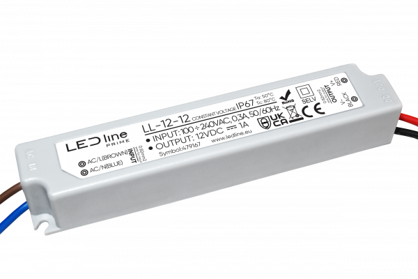 LED power supply LED line PRIME LL-12-12  IP67 12V