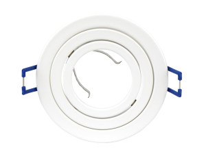 LED line downlight aluminium round adjustable SLIM white brushed OROSA