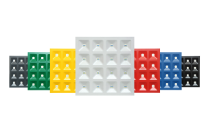 LED line Panel DIORA+Surface fiting frameRALcolor