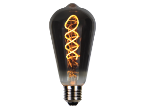 LED bulb E27 1800K 4W 150lm 230V 360° FILAMENT ST64 DIM Glass GRAPHITE PRIME