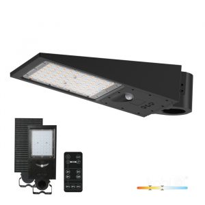 30w Solar LED Street Light with PIR Motion Sensor CCT Switchable 3000K/4000K
