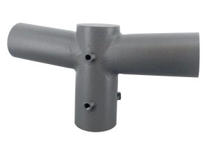 LEDline Bracket for 2 fixtures for folding lighting pole grey